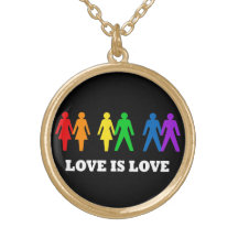 Love Is Love Sterling Silver Necklace
