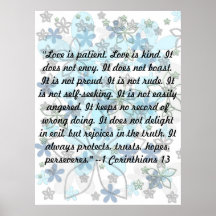 Love is patient. Love is kind. ... Poster
