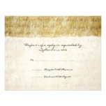 Love is Patient Vintage Wedding RSVP Custom Invites