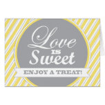 Love is Sweet Enjoy a Treat Greeting Card