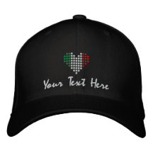 Love Italy Hat - Your Italian Love Embroidered Hats