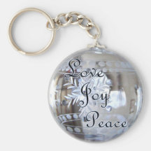 Love, Joy, Peace! Key Chains