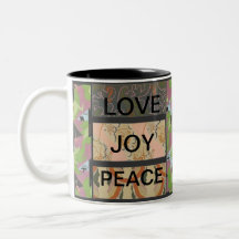 "Love Joy Peace" Mug