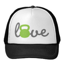 Love Kettlebell Green Hat