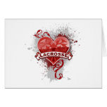 Love Lacrosse Greeting Card