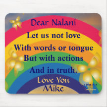 Love Language Mousepad -Customise