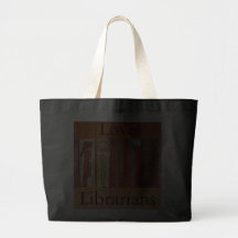 Love Librarians Jumbo Tote Bag