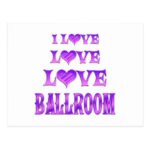 Love Love Ballroom Postcard