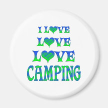 Love Love Camping Refrigerator Magnet