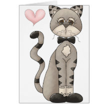 Love My Cat Greeting Cards