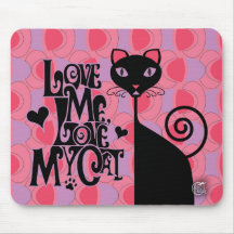 Love My Cat mousepad
