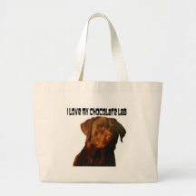 love my chocolate lab bag
