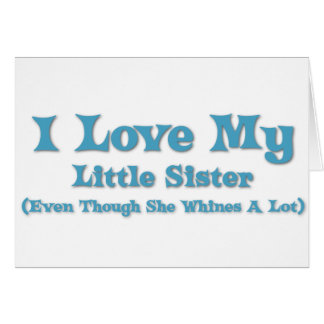 Funny Sister Sayings Cards & More