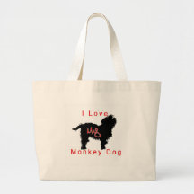 love my monkey dog bag