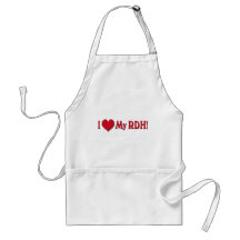 LOVE MY RDH - REGISTERD DENTAL HYGIENIST APRONS