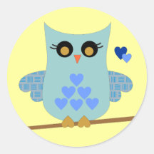 Love Owl Stickers