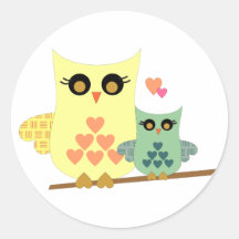 Love Owl Stickers