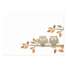 Love Owls in Tree Business Card