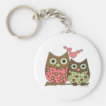 Love Owls Key Chains