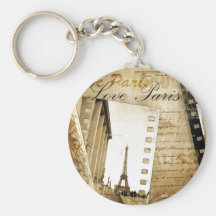 Love Paris Key Chain