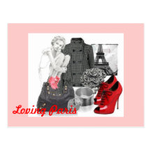Love Paris Postcard