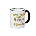 Love Peace & Bacon Grease Mug