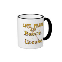Love Peace & Bacon Grease Mug