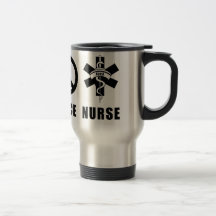 Love Peace Nurse Coffee Mug