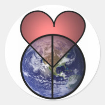 love peace world stickers