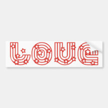 LOVE Products & Designs! Bumper Sticker