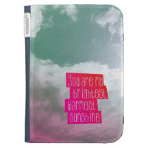 Love quote text kindle case