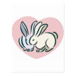 Love Rabbits Post Card
