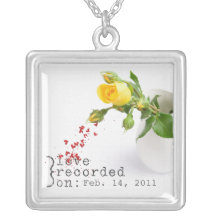Love recorded on..necklace
