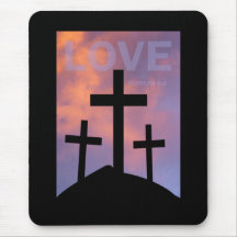 LOVE – Romans 5:8 Mousepad