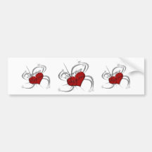 Love Saprono Singers Heart Bumper Sticker