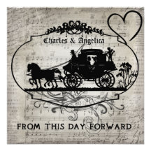 Love Song From This Day Forward Wedding Invite