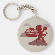 Love Stinks Cupid Keychain
