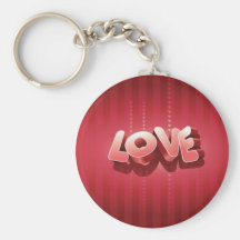 Love Stripes Keychain