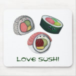Love Sushi Mouse Pad