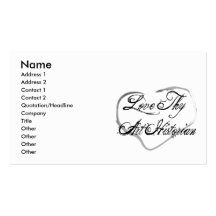Love Thy Art Historian Business Card Templates