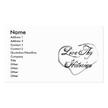 Love Thy Historian Business Card