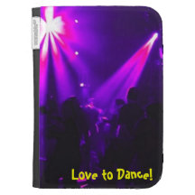 Love to Dance Kindle folio w/Dance Party logo Kindle Folio Cases