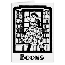 Love to Read Books Greeting Card