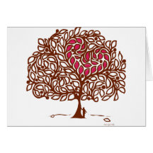 Love Tree Greeting Cards