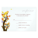 Love Trees White Ice Metallic Wedding RSVP (3.5x5) Personalized Announcements