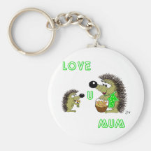 Love U Mum Key Chains