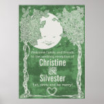 Love Under the Stars, wedding reception welcome Poster