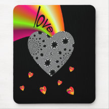 LOVE Vertical Mousepad