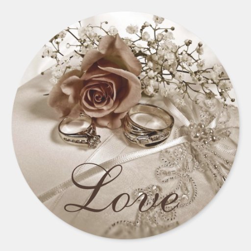 Love Wedding Stickers