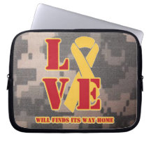 Love will find its way Home Laptop Sleeve